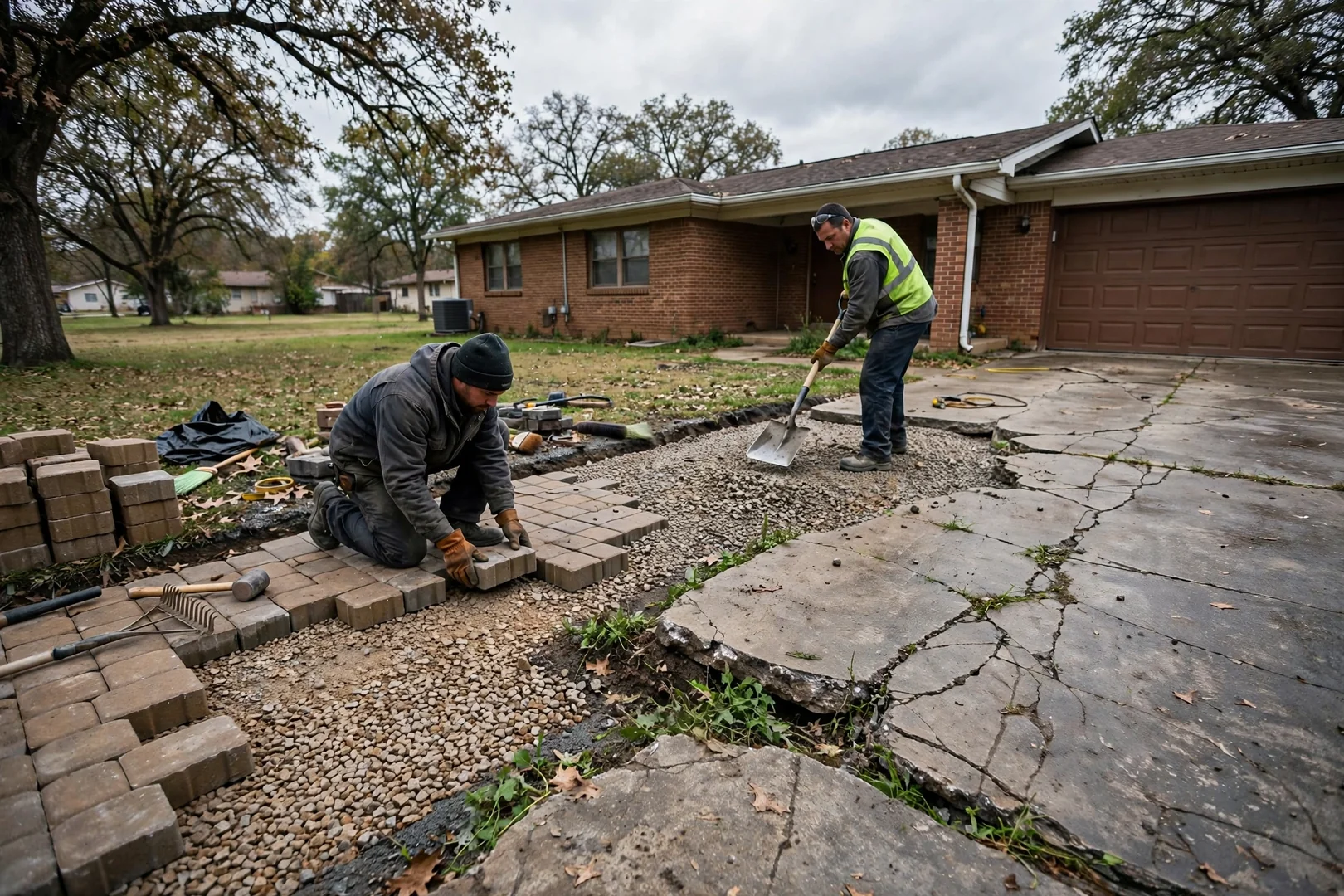 Paver Installation service project completed by Oklahoma City Paver Installation Masters in Oklahoma City, OK