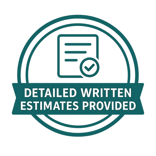 Detailed Written Estimates Provided