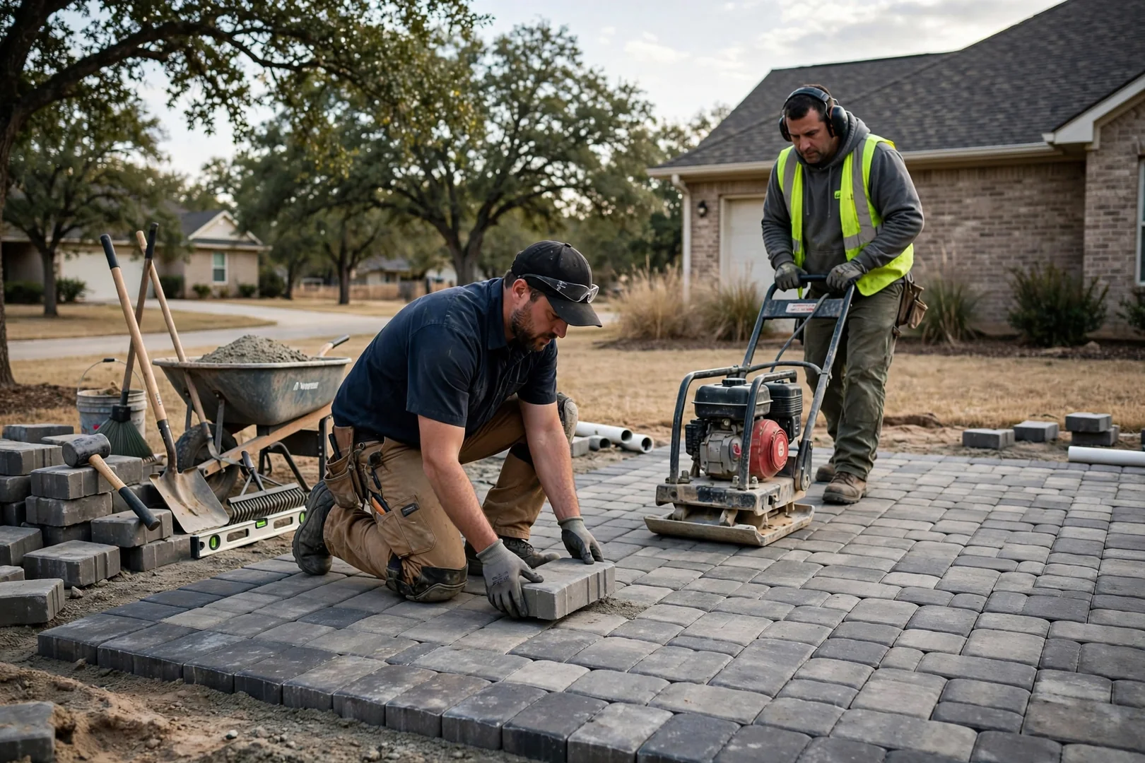 Paver Installation service project completed by Oklahoma City Paver Installation Masters in Oklahoma City, OK