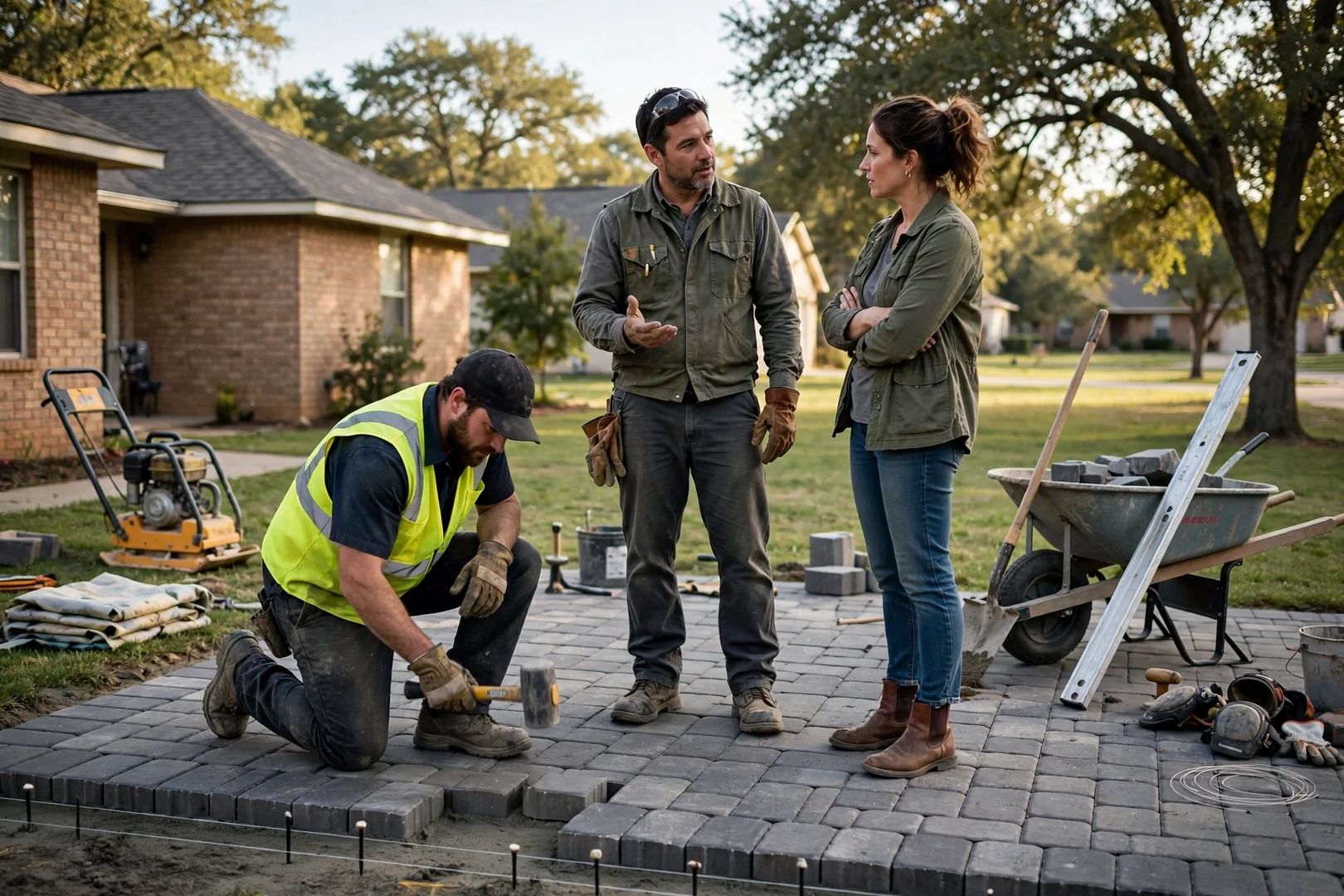 Paver Installation service project completed by Oklahoma City Paver Installation Masters in Oklahoma City, OK